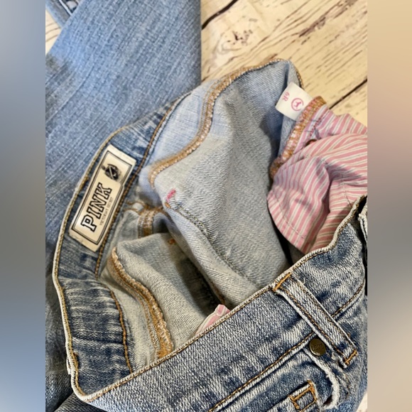 VS pink flare jeans Sz 6R - Picture 4 of 4